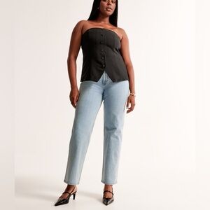 ABERCROMBIE Vintage high rise straight size 2 light